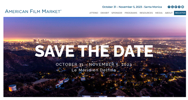 American Film Market webpage