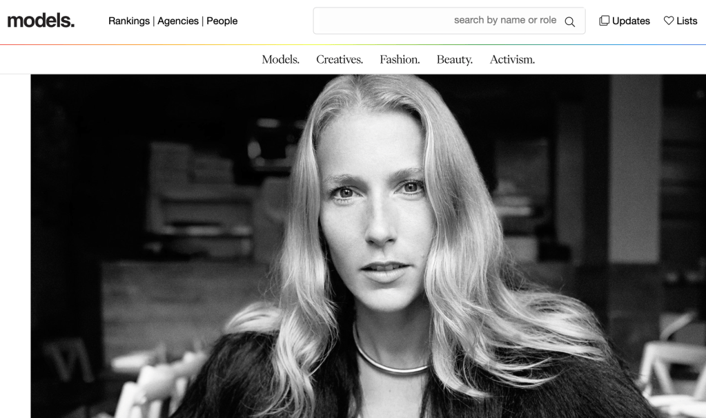 models. website image