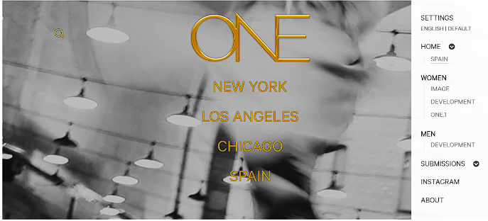 ONE Management website image